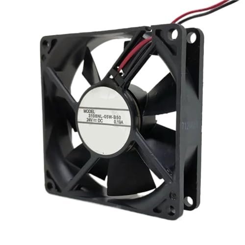 Ventilador de 8 cm 24V 3108NL-05W-B50 para solucionar el sobrecalentamiento en fotocopiadora