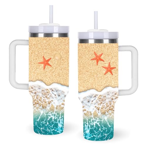 momocici 40oz Beach Tumbler with Handle