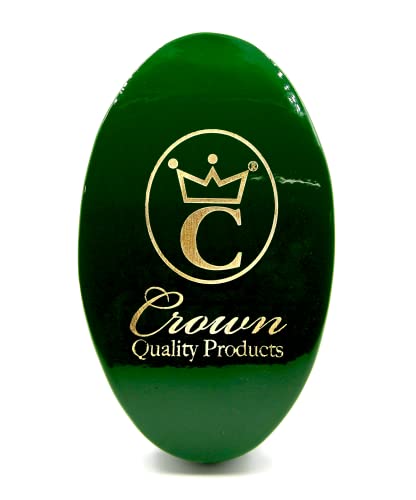 crown quality hair brush for men - Crown Quality Products “The Original” Curved Wave Brush - Emerald Green Body, Soft, 100% Boar Bristle Hairbrush