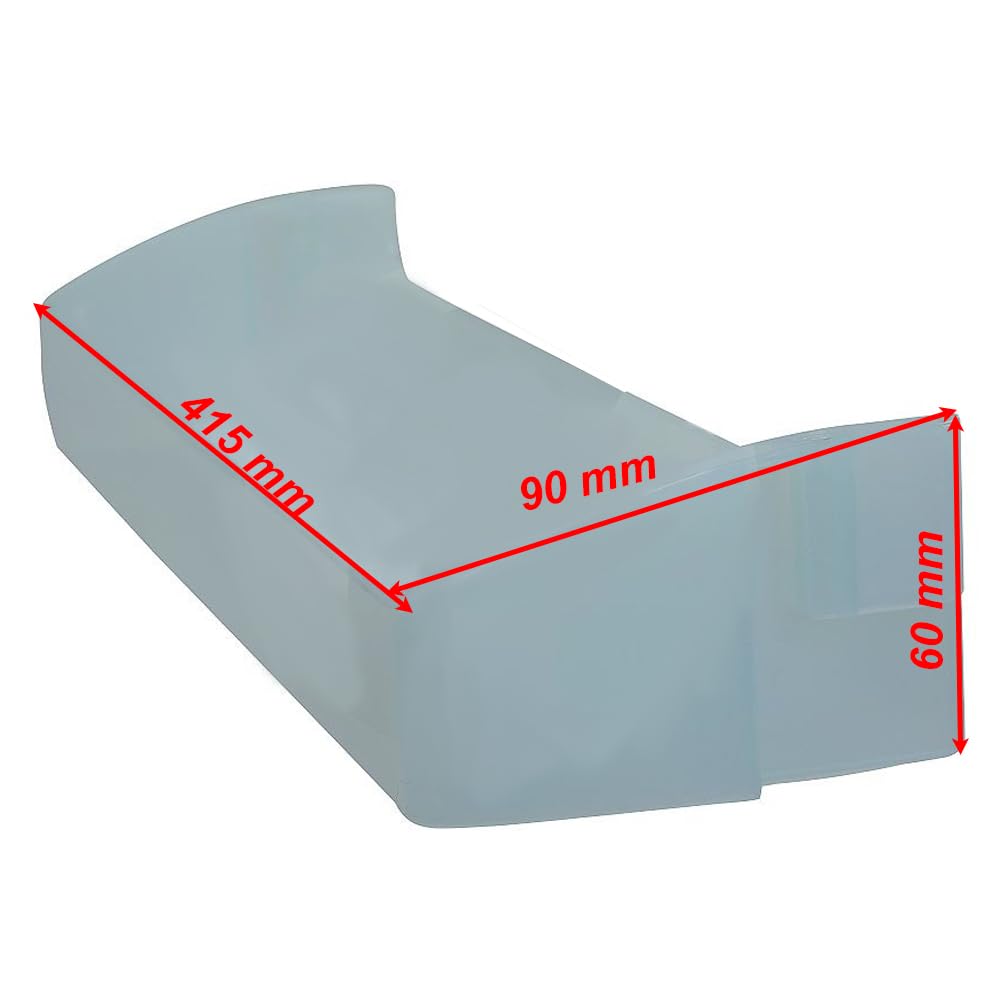 Balconcino Porta Bottiglie Scaffale Frigo 415 x 90 x 60 mm Per Frigorifero Congelatore Compatibile con Smeg Compatibile con Gorenje per Modelli: FL16 FL22 UKFL FL28 Ed Ulteriori