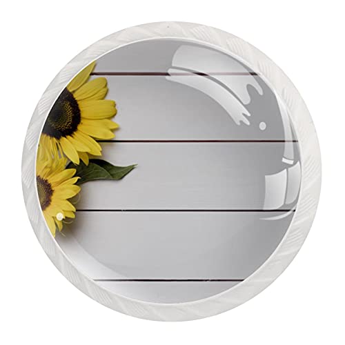 Boutons de tiroirs de placard ronds et poignées de commode - 3