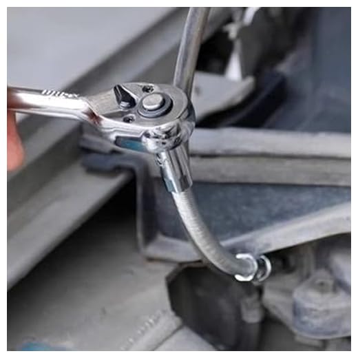 1/4-Inch Flexible Socket Adapter - Extension Rod Ratchet Wrench Driver for Tight Spaces, Universal Spanner & Drill Tool Accessory