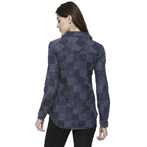 Image of Campus Sutra Women's Cotton Regular Fit Shirt