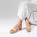 DREAM PAIRS Women's Platform Heels Block Chunky Open Toe Ankle Strap Heel Fashion Wedding Party Dress Sandals Shoes,Size 7.5,Nude,DWUMHS2507