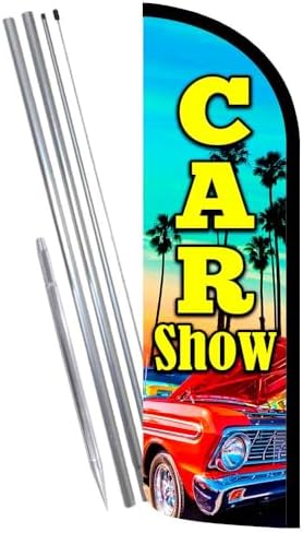 Monterey Car Week Returns August 8–17 with Revved-Up Events, Global Glamour, and Deep Community Impact 4 Vista Flags CAR SHOW Premium Windless Feather Banner Flag Kit (Fl...
