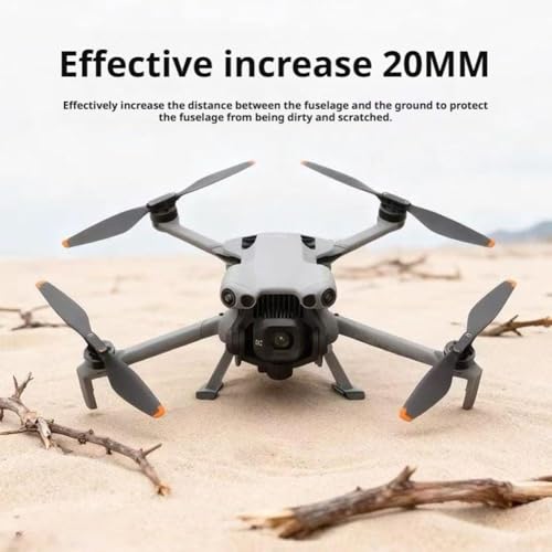 Image of GetZget CY-NOVA Height Extender Compatible with Dji Mini 5 Pro,Foldable Extended Landing Gear Legs Kit protector Accessories.