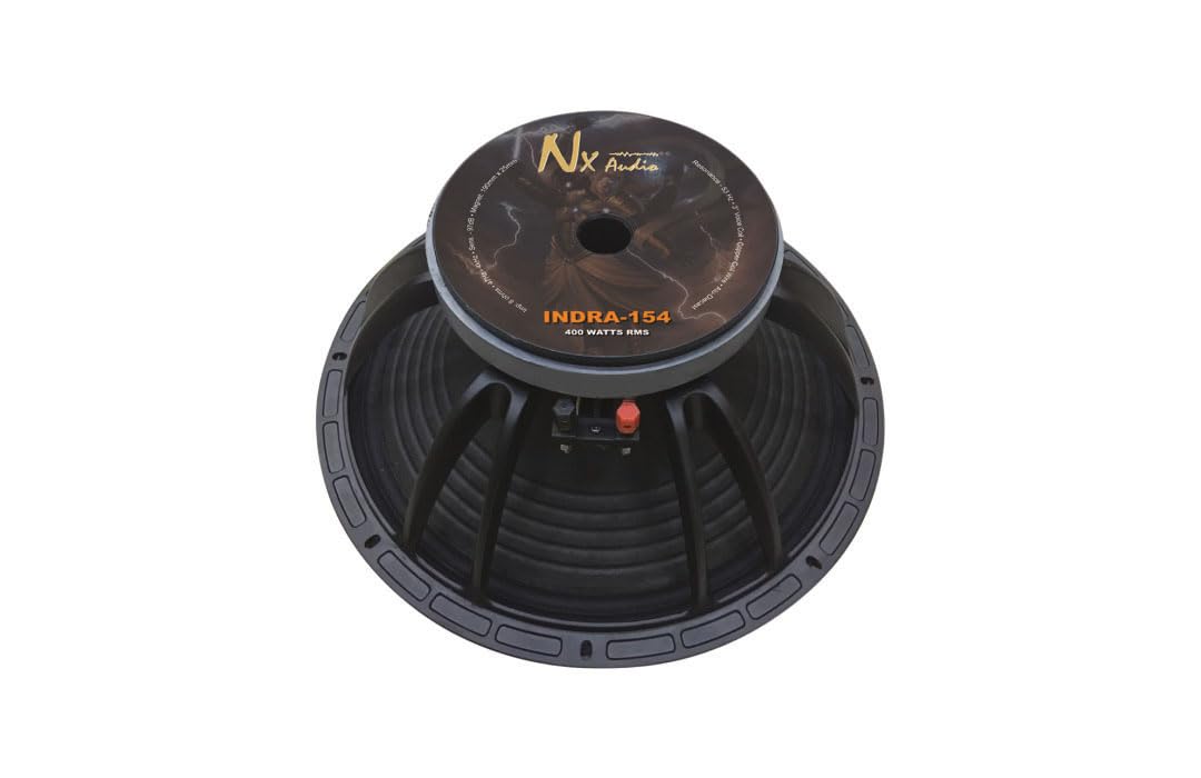 Nx Audio INDRA-154 15-Inch Professional Speaker Driver, 400W RMS, High-Performance PA System Component, Black-image-39