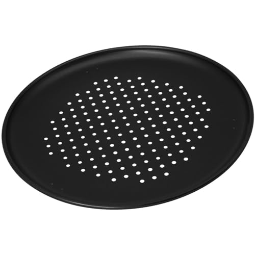 Zenker 7511 Pizzablech rund, perforiert Ø 32 cm, special countries, Schwarz