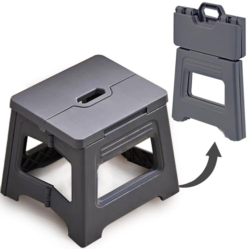 風呂 椅子 バスチェア お風呂椅子 折りたたみ 引っ掛け 収納便利 軽量 高さ24cm 組立不要 防カビ撥水加工 耐荷重 座り心地良い 洗面所 浴室用具 (Gray-blue)