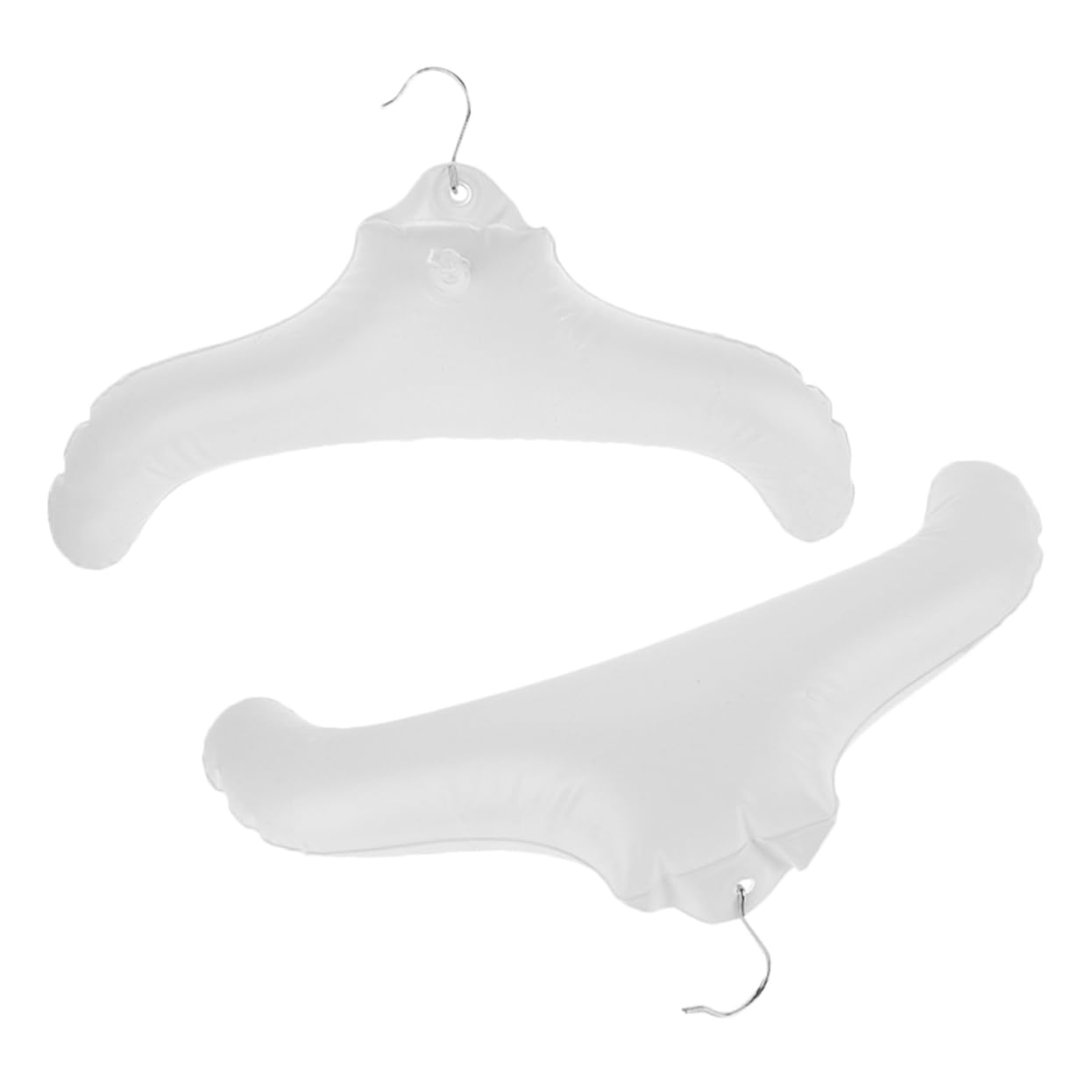 IMIKEYA 5 Set Gruccia Gonfiabile Ganci Per Tazze Stendino Per Indumenti Appendiabiti Gonfiabile Appendiabiti Pieghevole Da Viaggio Piccoli Pvc Silver 2 Pezzi * 5
