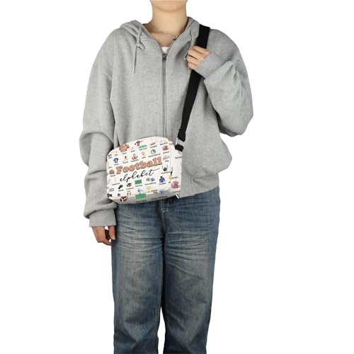 MNIGIU Polyester Crossbody Bag, Casual Rectangular Messenger Style, 2 Compartments with Adjustable Shoulder Strap4