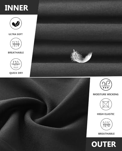 Upgraded Thermal Underwear for Men Long Johns Set for Cold Weather Base Layer Top & Bottom with Fleece Lined3