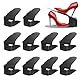 talifoca 10 Stück Einstellbare Schuhregale rutschfest Schuhhalter 3 Höhenverstellbar PP Doppelschicht Schuhstapler Set