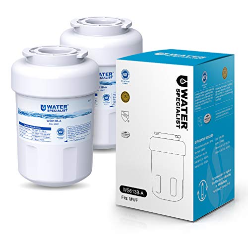 Waterspecialist NSF 53&42 Certified MWF Refrigerator Water Filter, Replacement for GE SmartWater MWFP