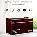 JQUEEN Automatic Quad Watch Winder with Double Quiet Mabuchi Motors