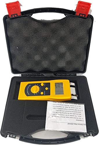 CNYST Corrugated Paper Moisture Meter Corrugate Cartons Moisture Tester Used in Measuring All Kinds of Corrugated Cartons Paper Rolls with Measuring Range 0-2%&0-99% Resolution 0.1/0.01
