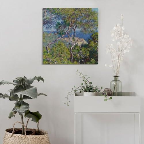 Impression sur toile Claude Monet Pins Cap d'Antibes 50x50 cm - 4