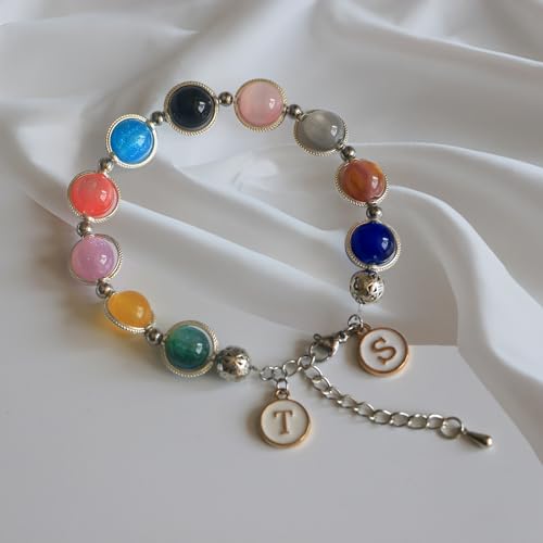 Taylor Bracelets Birthday Gifts,Taylor Jewelry for Music Lovers Friendship Bracelets and Birthday Card for Women, Wife, Daughter, Granddaughter, Bestie, Sister4