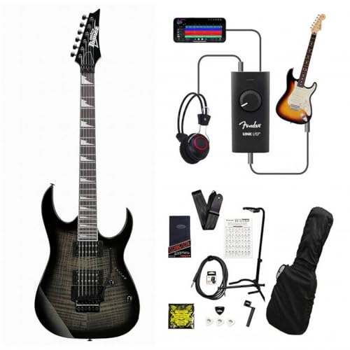 Ibanez/Gio GRG320FA-TKS (Transparent Black Sunburst) 録音&セッションで上達!Link I/O付き13点セット