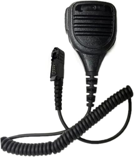 Lapel Shoulder Mic Heavy Speake Mic Compatible with Motorola XPR3000 XPR3000e XPR3300 XPR3300e XPR3500 XPR3500e XIR P6620 XIR P6600 E8600 DP2400 DP2600 MTP3250 MTP3100 MTP3200
