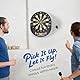 Brolteja Elektronische Dartscheibe,Dartscheibe Elektronisch Profi mit 6 Dartpfeil,Elektronik Dartspiel Dartautomat mit LED-Anzeigen,33 Spiele,Profi E-Dart Board für Hause Partys Garten Bar 8 Spieler