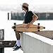 Retrospec Zed Pintail Longboard Skateboard Complete Cruiser | Bamboo & Canadian Maple Wood Cruiser w/Reverse Kingpin Trucks for Commuting, Cruising, Carving & Downhill Riding