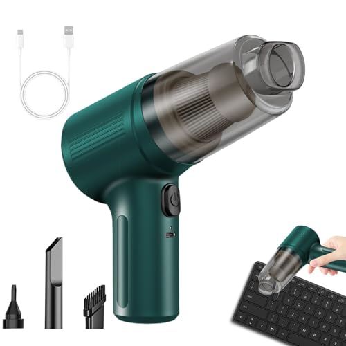 Aspirateur pour voiture, aspirateur à main - Aspirateur à main sans fil à haute aspiration Aspirateur de voiture sans fil,Petit aspirateur de voiture à main, aspirateur de véhicule pour voiture et mai