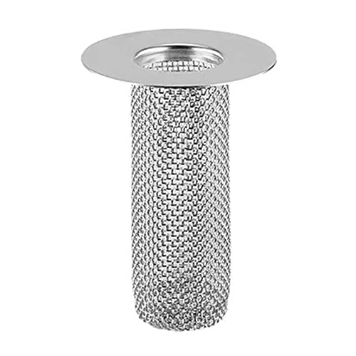Colador de acero inoxidable para desagüe de lavabo 5.5x8x2.5 cm