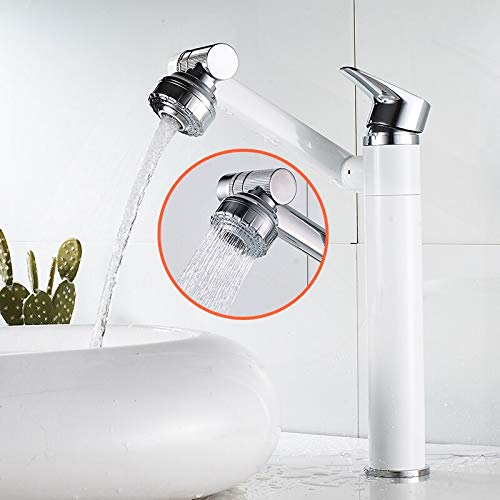 Robinet d'eau pivotant pour éviter les éclaboussures dans le lavabo de salle de bain