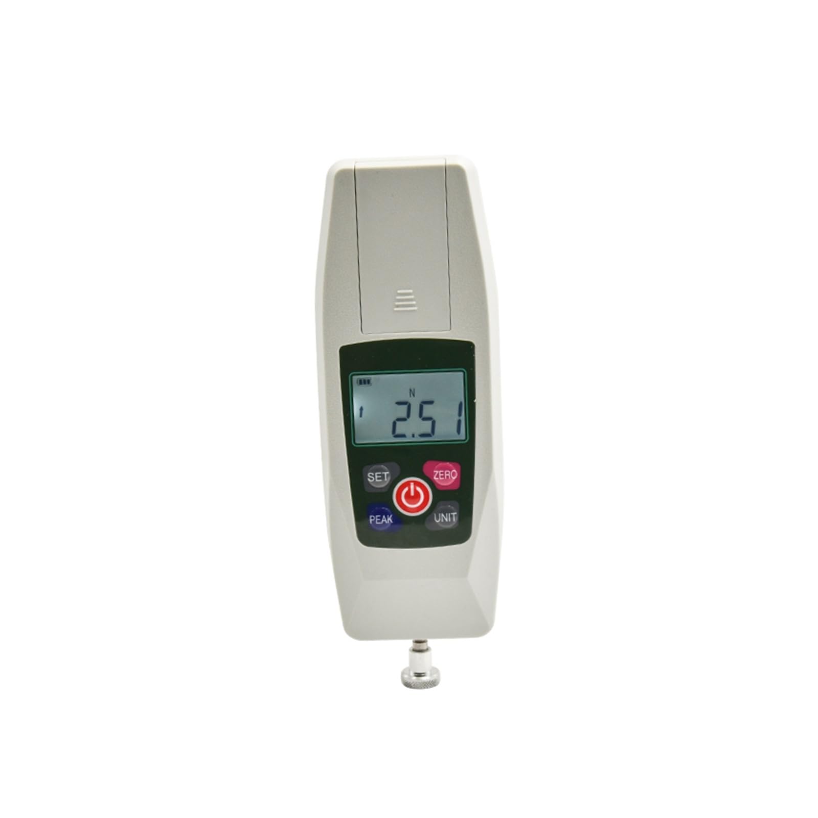Dinamómetro mini KF, medidor de fuerza digital KF-10N, 4 unidades de medida, N, kg, lb, oz, luz de fondo automática, alarma sonora