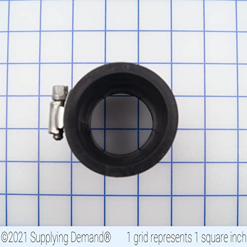 Supplying Demand 86001 Rubber Coupling With Stainless Steel Clamps 1-1/2 Inch #TOP2