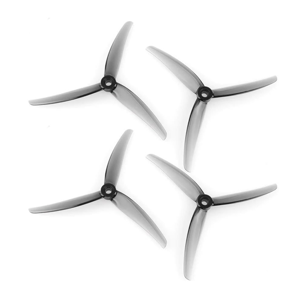 Universale 2 a 3 pezzi 5.1 pollici Eliche PC .1x4x3 CW CCW per drone (2 paia grigio)
