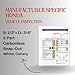 Multi-Point Inspection Form – Compatible with Honda 2-Part Carbonless Vehicle Checklist – Manufacturer-Specific Snap-Out Inspection Report – 8.5