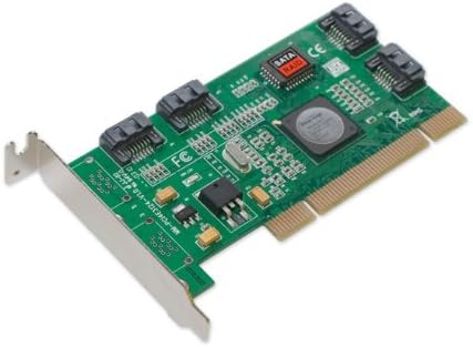 I/O Crest Low Profile 4 Ports PCI SATA II RAID Host Controller Card SIL3124 Chipset SY-PCI40025