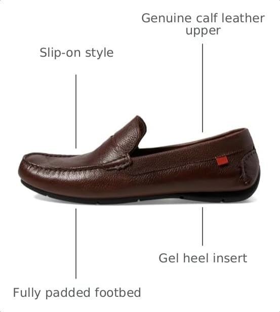 Image of Mens Loafers Casual Slip On Shoes Leather Penny Loafers for Men