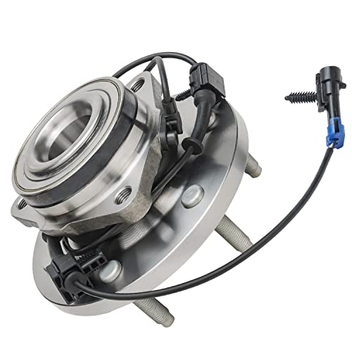 Image of Detroit Axle - 2 Front Wheel Bearing Hubs for 06-10 Hummer H3 09-10 H3T