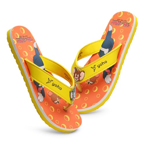 Image of YOHO Slippers for Kids|Comfortable and Lightweight FlipFlop|WB Cartoon & Comic Characters: Batman, Superman, PPG, Tom & Jerry, Scooby Do and We Bare Bears Footwear for Girls & Boys