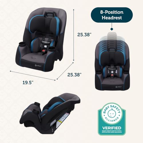 Safety 1st Crosstown All-in-One Convertible Car Seat - Deep Sea - image 9