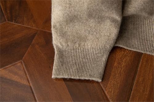 Men's Round Neck Cashmere Sweater Large Size Casual Knitwear Wool Pullover Winter Jumpers Top4