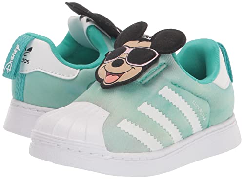 Adidas Originals Superstar 360 Sneaker, Semi Mint Rush/Core Black/Ftwr White, 3 Us Unisex Little Kid #TOP6