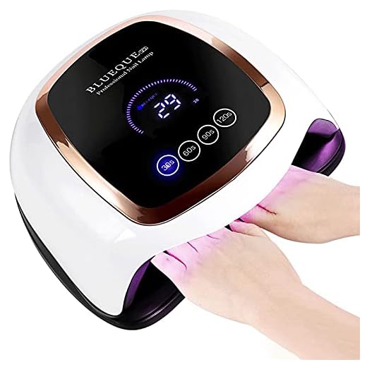 Tonsooze 168W Lampara LED Uñas Profesional Secador de Uñas LED UV Lampara Uñas Gel Semipermanentes Maquina Uñas Luz UV Nail Lamp con Sensor Automatico,4 Temporizadores para Manicura y Pedicura