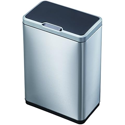 EKO - Papelera de reciclaje Mirage con sensor de 2 x 20 L Cover