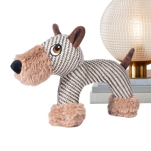 Generico Hundespiel | Kauspielzeug zur Zahnreinigung | Flauschiges Spielzeug für Hunde | Für Aggressive Beißer Welpen | Spielen Im Haus Und Draußen, Weihnachten Und Geburtstag Tier