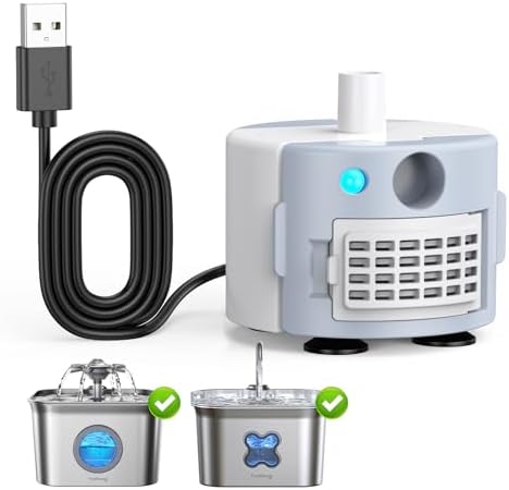 Cat Water Fountain Pump | Ultra-Quiet & Long-Lasting Replacement Pump for Feelneedy FN-W22 image 5