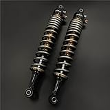 360mm オートバイ ショック リア エアショック アブソーバー サスペンション ATV ゴーカート クワッド スクーター レトロ オートバイ ストリート ダートバイク グレー