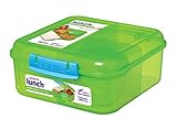 sistema Brotdose Lunchbox Lunch Bento Cube 1250 ml Made in New Zealand SI41685 (Grün)