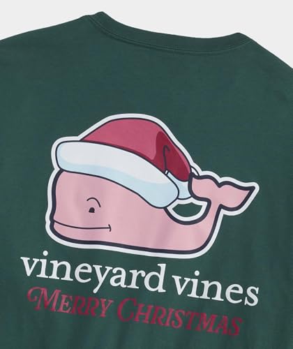 vineyard vines Men's Santa Whale Long-Sleeve Pocket Tee3