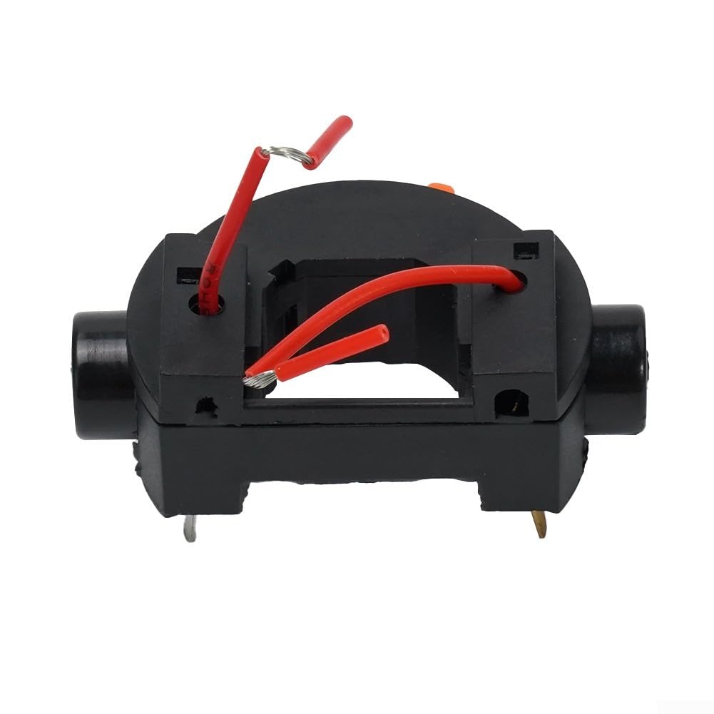 Interruttore di accensione e spegnimento a velocità variabile con regolatore di velocità a 5 fasi per potenza rotativa 220 V, costruzione in plastica, ricambio per smerigliatrice elettrica e multi