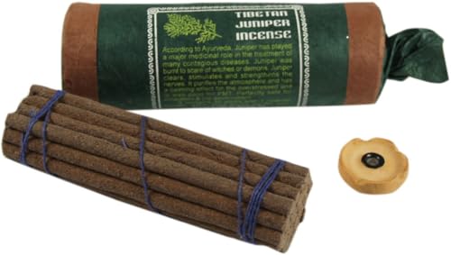 Guru-Shop Bâtonnets D`encens Naturel Tibétain - Encens Tibétain au Genévrier, Vert, Bâtonnets D`encens du Tibet et du Népal
