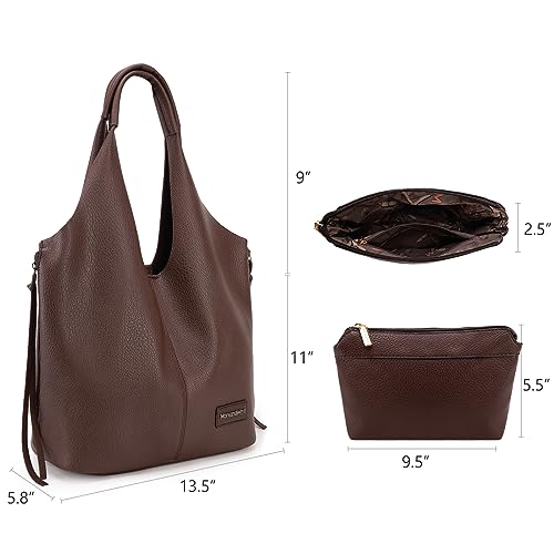 Image of Montana West Slouchy Hobo Bags for Women Soft Designer Shoulder Purses Ladies Top Handle Handbag